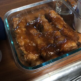 焼肉のたれでなすとにんじんの肉巻き